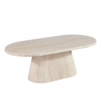 DESIO SALONTAFEL TRAVERTINE | 130X70X45 CM TRAVERTINE