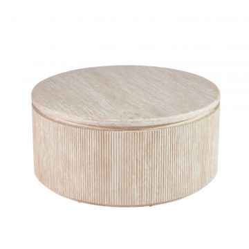 BONDO SALONTAFEL TRAVERTINE | Ø100X45 CM TRAVERTINE