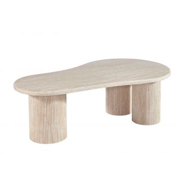 FABRO SALONTAFEL TRAVERTINE | 140X80X45 CM TRAVERTINE