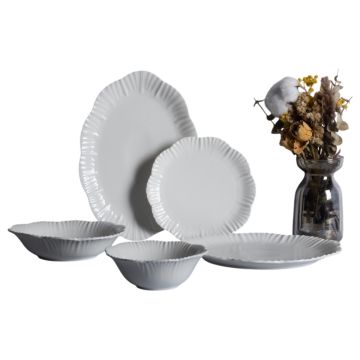 BRICARD BERNIS GESCHIRR SET | WEIß 25-TEILIG