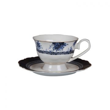BRICARD BRON KOFFIE SET | BLAUW 12-DELIG