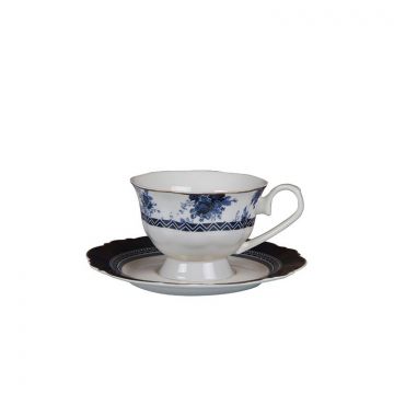 BRICARD BRON ESPRESSO SET | BLAUW 12-DELIG