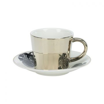 BRICARD ESPRESSOSET 004 | 12-DELIG GOUD