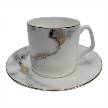 BRICARD DRANCY ESPRESSO SET | MARBLE 12-PIECE