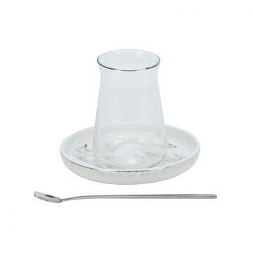 BRICARD MARMER TEA SET | SILVER 18-PIECE