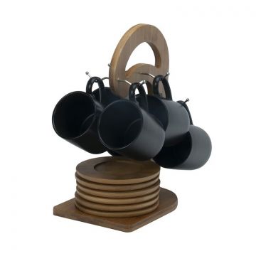 BRICARD 7768 MOKKENSET GROOT | ZWART - BAMBOO 25-DELIG