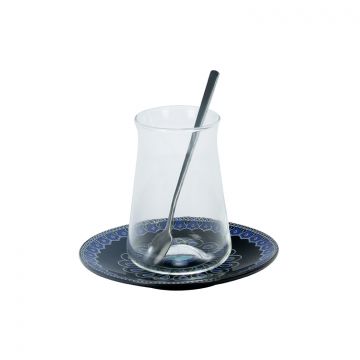 BRICARD BONCUK THEESET | BLAUW 18-DELIG