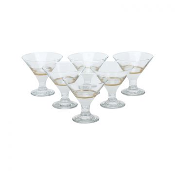 BRICARD LINES IJSCOUPES SET | WIT-GOUD 6-DELIG