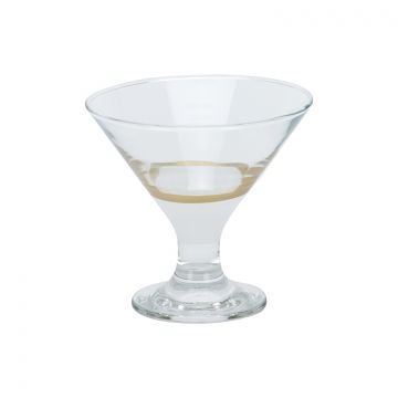 BRICARD LINES EISBECHER SET SET | WEISS-GOLD 6-TEILIG