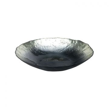 BRICARD MOON FRUIT BOWL | 40 CM SILVER - BLACK