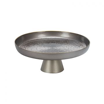 BRICARD DUOMO PATISSERIE PLATTE | 35 CM TAUPE - GOLD