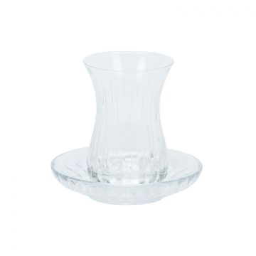 BRICARD LINES TEA GLASSES SET | 12-PIECE