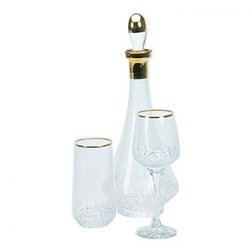 BRICARD ELIZE GLÄSER SET | GOLD 12-TEILIG