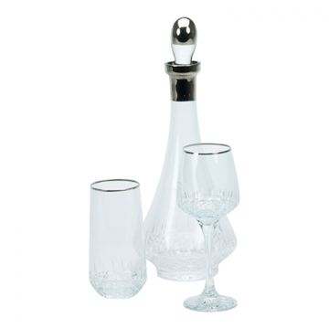 BRICARD ELIZE GLÄSER SET | SILBER 12-TEILIG