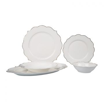 BRICARD BRON ELEGANT DINNER SET | GOUD 25-DELIG