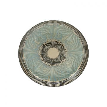 BRICARD SOLEIL PLATE | 21 CM COBALT - PATINA 6 PIECES