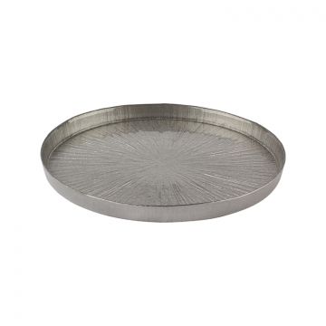 BRICARD REXY BORDEN SET | 21 CM DONKER ZILVER 6-DELIG