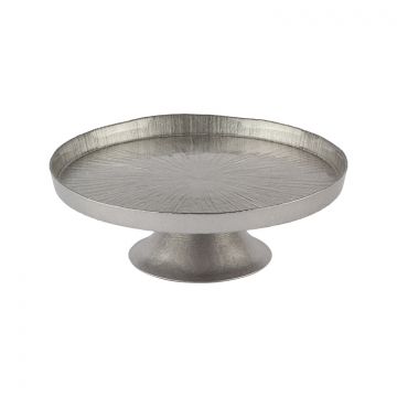BRICARD REXY PATISSERIE PLATTE | 21 CM DUNKELSILBER