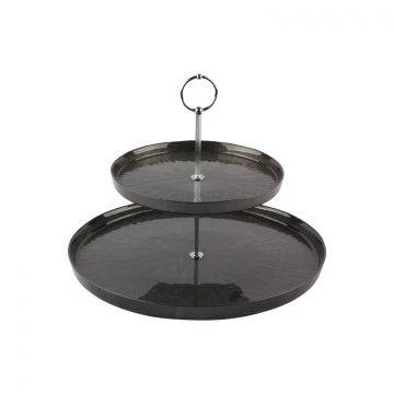 BRICARD REXY ETAGERE 2-SCHICHT | 21 - 32 CM DUNKELGRAU