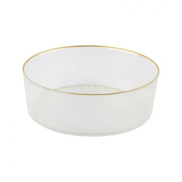 BRICARD REXY BOWLS | 20 CM TRANSPARENT GOLD