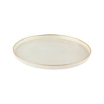 BRICARD REXY BORDEN SET | 32 CM PAREL WIT-GOUD 6-DELIG