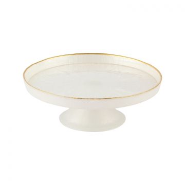 BRICARD REXY PATISSERIE PLATTE | 21 CM PERLE WEISS-GOLD