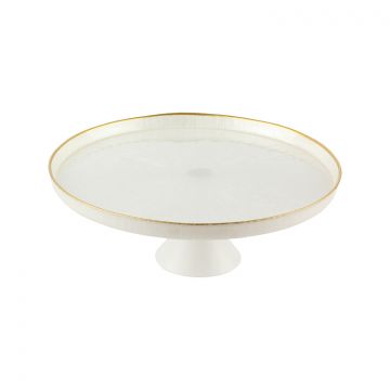 BRICARD REXY PATISSERIE PLATTE | 32 CM PERLE WEISS-GOLD