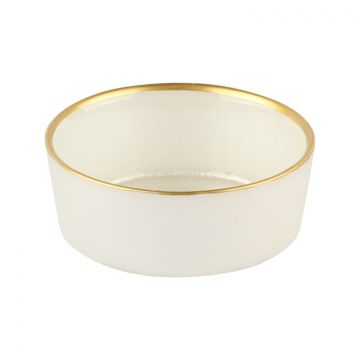 BRICARD REXY SCHALEN SET | 9 CM PERLE WEISS-GOLD 6-TEILIG