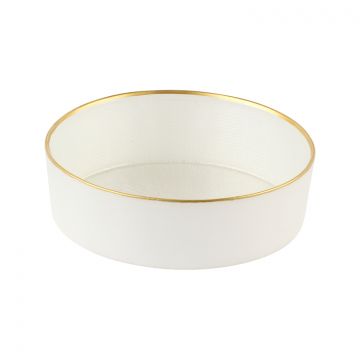 BRICARD REXY SCHALEN SET | 16 CM PERLE WEISS-GOLD 6-TEILIG