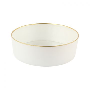 BRICARD REXY SCHALEN | 20 CM PERLE WEISS-GOLD