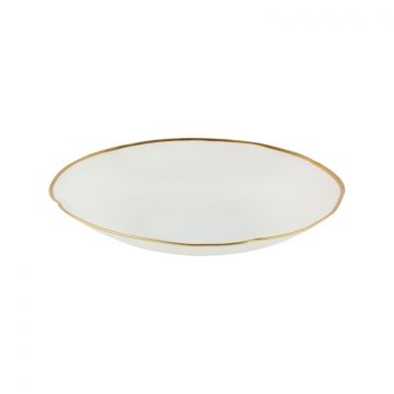 BRICARD ROSE BOWL | 40 CM FROSTED WHITE-GOLD