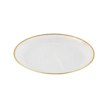 BRICARD ISTANBUL TELLER SET | 21 CM WEISS-GOLD 6-TEILIG