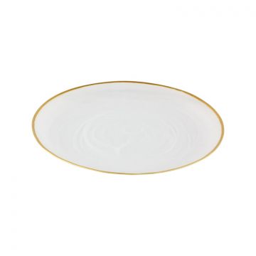 BRICARD ISTANBUL TELLER SET | 28 CM WEISS-GOLD 6-TEILIG