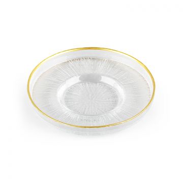 BRICARD REXY TELLERS | 12 CM TRANSPARENTES GOLD 6-TEILIG
