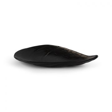 BRICARD SHELL TELLER | 27X13 CM DUNKELGRAU