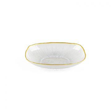 BRICARD REXY BOWLS  | 15 CM TRANSPARENT-GOLD 6-PIECES