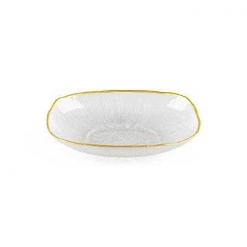 BRICARD REXY BOWLS SET | 20 CM TRANSPARENT-GOLD 6-PIECES