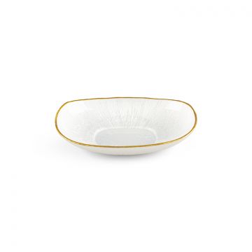 BRICARD REXY SCHALEN SET | 15 CM PAREL WIT-GOUD 6-DELIG