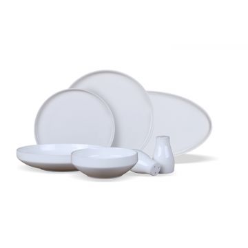 BRICARD LUNEL GESCHIRR SET | WEIß 27-TEILIG