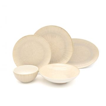 BRICARD AMILLY DINNER SET | CRÈME 25-DELIG