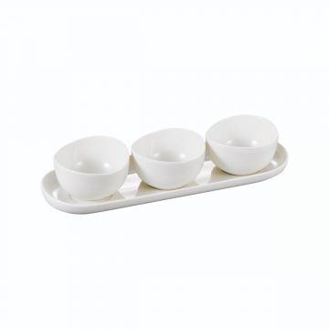 BRICARD COLMAR BOWL SET |WHITE 4-PIECES