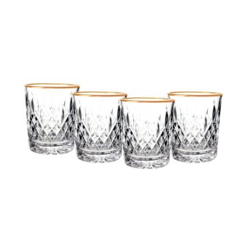 BRICARD BILBAO TUMBLER SET | GOLD 4-PIECE