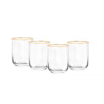BRICARD CADIZ TUMBLER SET | GOLD 4-PIECE