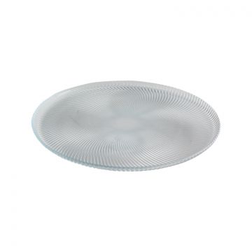 BRICARD JEST PLATES SET | 32 CM TRANSPARENT  6-PIECE