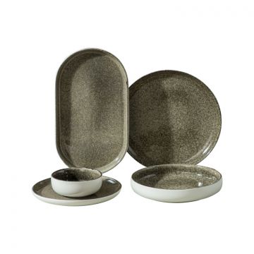BRICARD PAU GESCHIRR SET | MATTWEISS-BRAUN 25-TEILIG