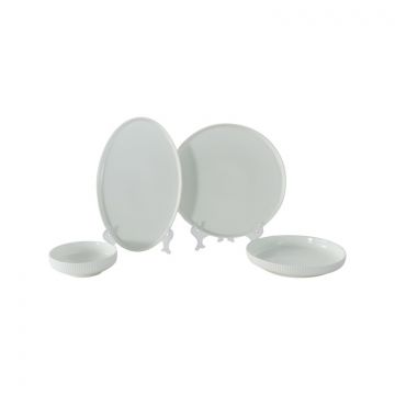 BRICARD DIJON GESCHIRR SET | WEISS 25-TEILIG