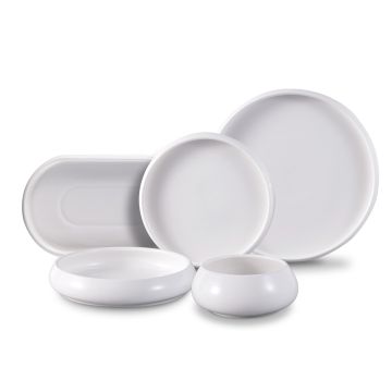 BRICARD BONDY GESCHIRR SET | WEIß 25-TEILIG