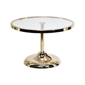 FUGURATO ELEGANCE GEBAKSCHAAL OP VOET 18A0018G-M | GOUD