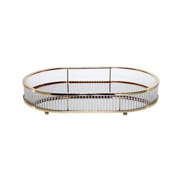 FUGURATO ELEGANCE SERVING TRAY 18A0184G-L | GOLD