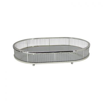 FUGURATO ELEGANCE SERVING TRAY 18A0184S-L | SILVER
